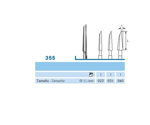 [KO3140] 355.103.023 KOMET ACERO LAB MICROFRESADO