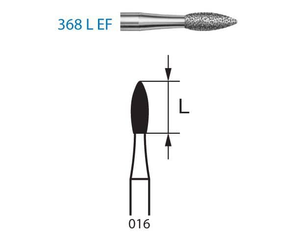 368LEF.314.016 KOMET DIAMANTE CLINICA 5 UD