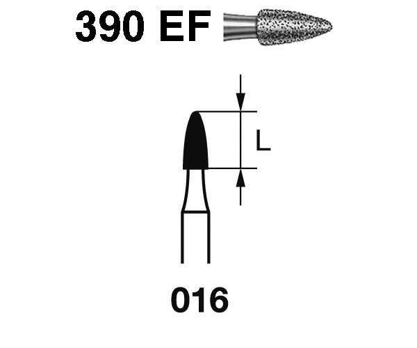 390EF.314.016 KOMET DIAMANTE CLINICA 5 UD