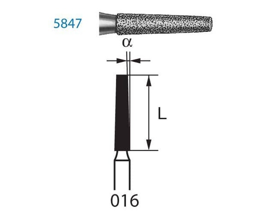 [KO3209] 5847.314.016 KOMET DIAMANTE CLINICA 5 UD