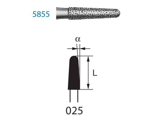 [KO3213] 5855.314.025 KOMET DIAMANTE CLINICA 5 UD