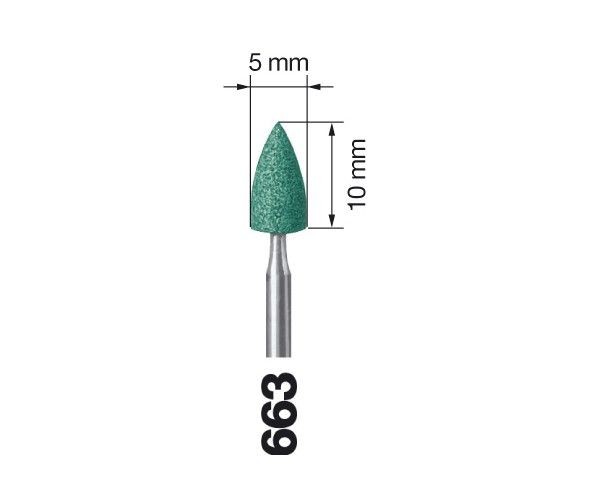 663.104.130 KOMET ABRASIVO VERDE P/CERAMICA 10 UD