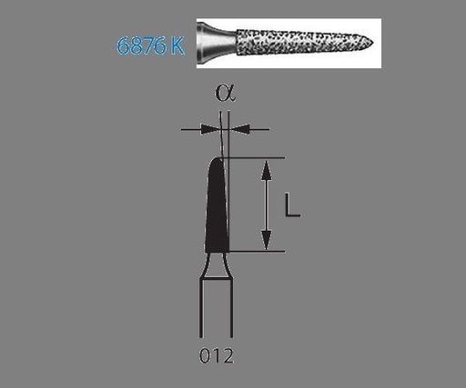 [KO3381] 6876K.314.012 KOMET DIAMANTE CLINICA 5 UD