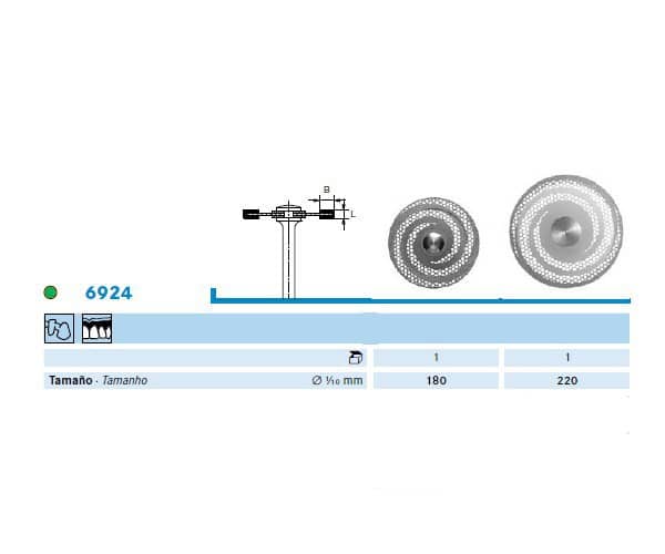 6924.104.220 KOMET DISCO DIAMANTE LAB