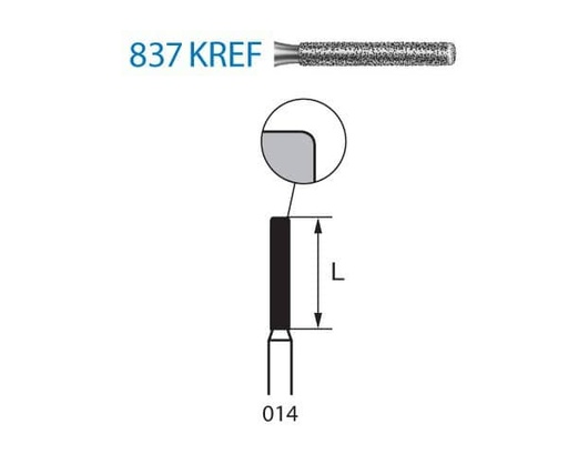 [KO3724] 837KREF.314.014 KOMET DIAMANTE CLINICA 5 UD