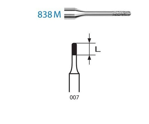 [KO3731] 838M.313.007 KOMET DIAMANTE CLINICA 5 UD