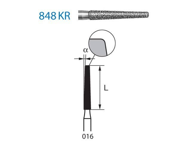 848KR.314.016 KOMET DIAMANTE CLINICA 5 UD