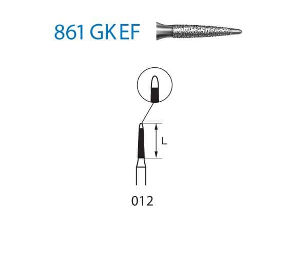 861GKEF.314.012 KOMET DIAMANTE CLINICA 5 UD