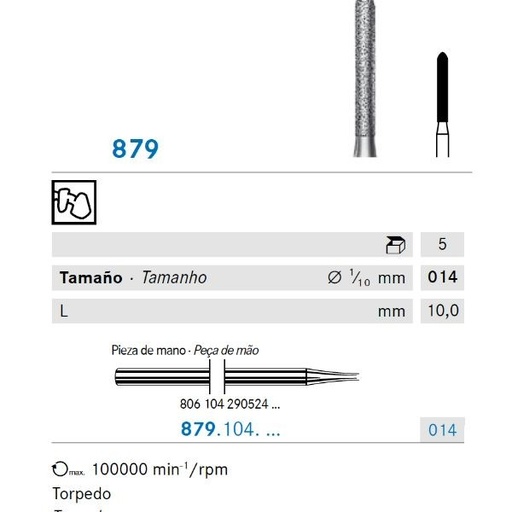 [KO3903] 879.104.014 KOMET DIAMANTE LAB 5 UD