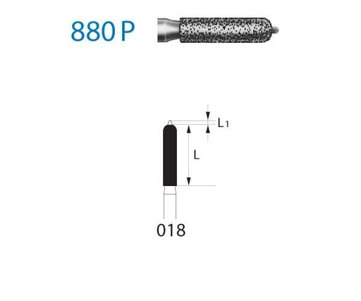 [KO3933] 880P.314.018 KOMET DIAMANTE CLINICA 5 UD