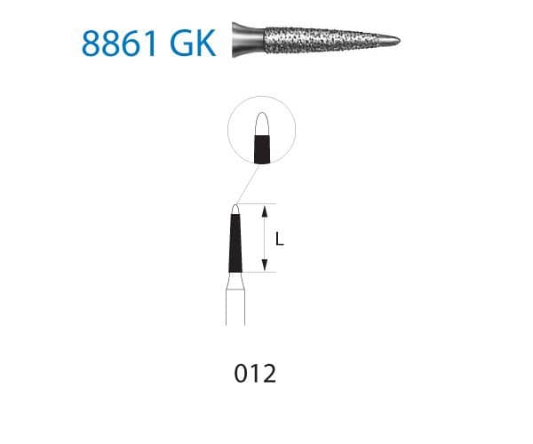 8861GK.314.012 KOMET DIAMANTE CLINICA 5 UD