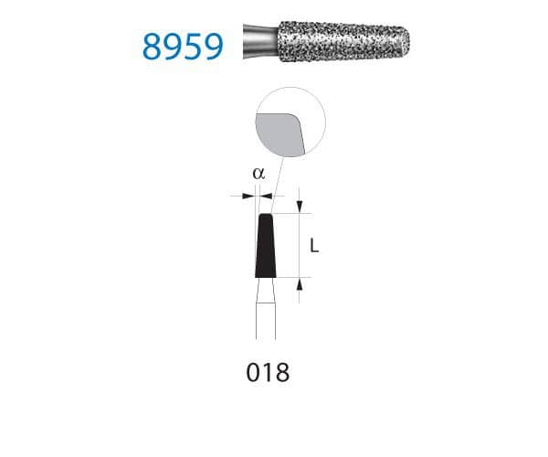8959KR.314.018 KOMET DIAMANTE CLINICA 5 UD