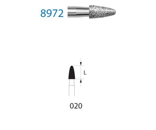 [KO4142] 8972.314.020 KOMET DIAMANTE CLINICA 5 UD