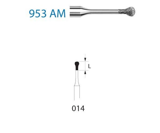 [KO4331] 953AM.313.014 KOMET DIAMANTE CLINICA 5 UD