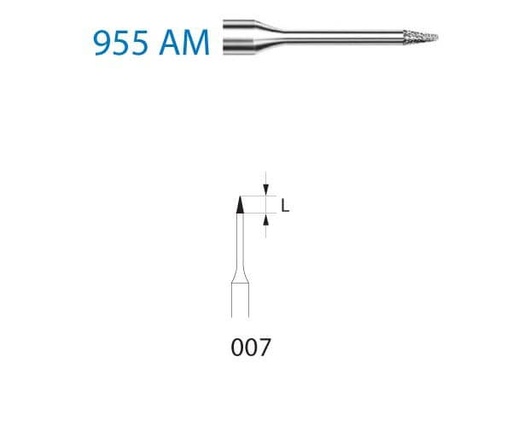 [KO4350] 955AM.314.007 KOMET DIAMANTE CLINICA 5 UD