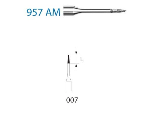 [KO4357] 957AM.314.007 KOMET DIAMANTE CLINICA 5 UD