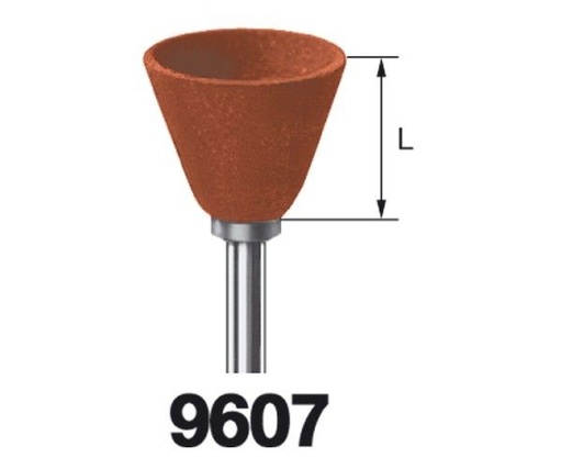 [KO4367] 9607.204.090 KOMET PULIDOR MARRON P/AMALGAMA 10 UD