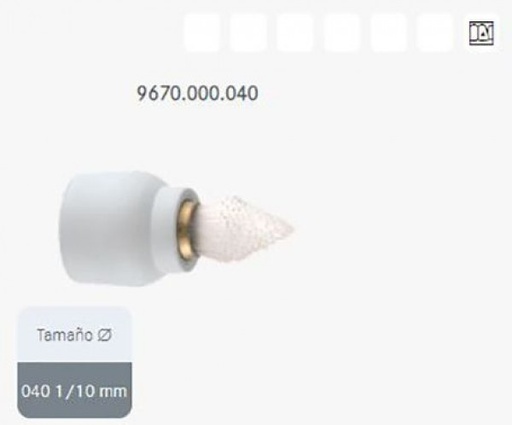 [KO4411] 9670.0.040 KOMET CEPILLO PULIDOR NYLON 10 UD