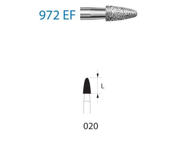 972EF.314.020 KOMET DIAMANTE CLINICA 5 UD