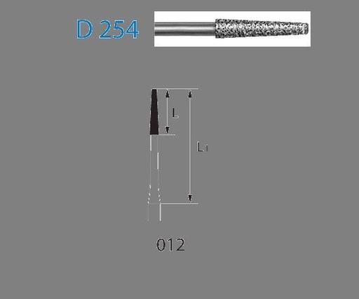 [KO4515] D254.314.012 KOMET DIAMANTE CLINICA 5 UD