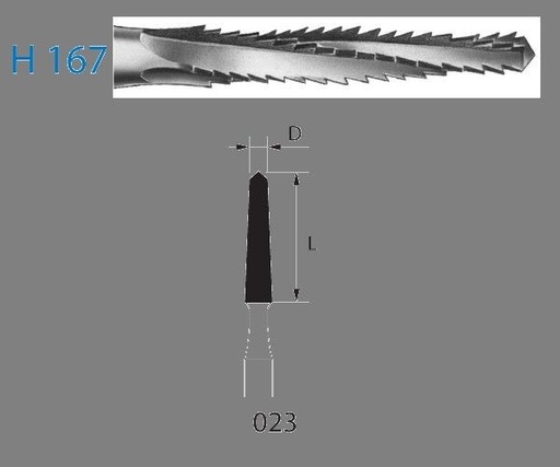[KO4921] H167.104.023 KOMET CARBURO CLINICA CIRUGIA