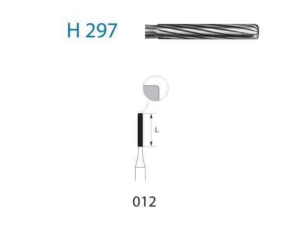 H297.314.O12 KOMET CARBURO CLINICA 5 UD