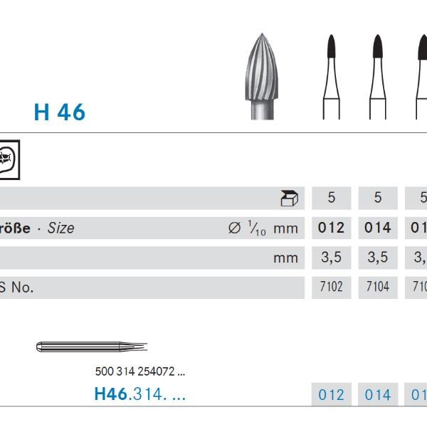 H46.204.012 KOMET CARBURO CLINICA 5 UD