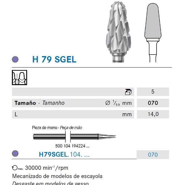 H79SGEL.104.070 KOMET CARBURO LAB ZURDOS