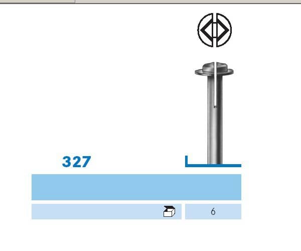 MANDRIL KOMET 327.104 ESPECIAL 6 UD