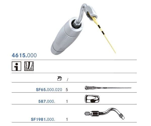 PUNTA SONICA KOMET 4615.000 ENDO (IRRIG+SOP) 5 UD