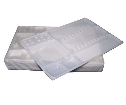 [LD0751] BANDEJAS DESECHABLES BLANCAS 18x14 400ud.