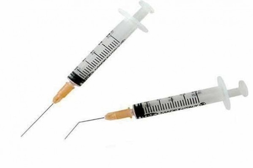 [LD0755] JERINGAS DE IRRIGACIÓN CON AGUJA 25G 100ud.