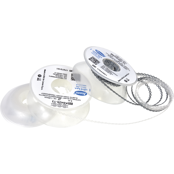 K6460-13 CADENITA ELASTICA PARA LIGADORA GRIS