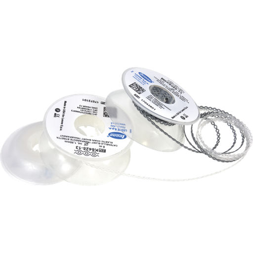 [LE0285] K6460-13 CADENITA ELASTICA PARA LIGADORA GRIS