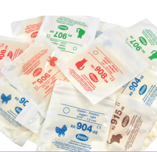 ELASTICOS INTRAORAL. 6,5 OZ  FUERTES 3/8  9.5mm NA