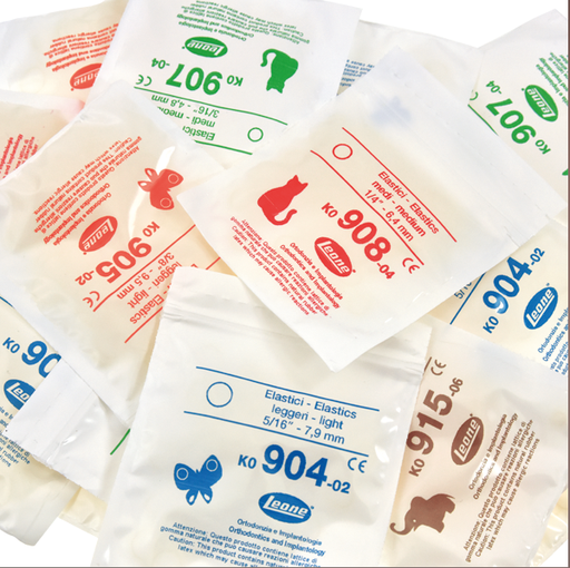 [LE0381] ELASTICOS INTRAORAL 4,5OZ. MEDIANOS 3/16 10X100U.