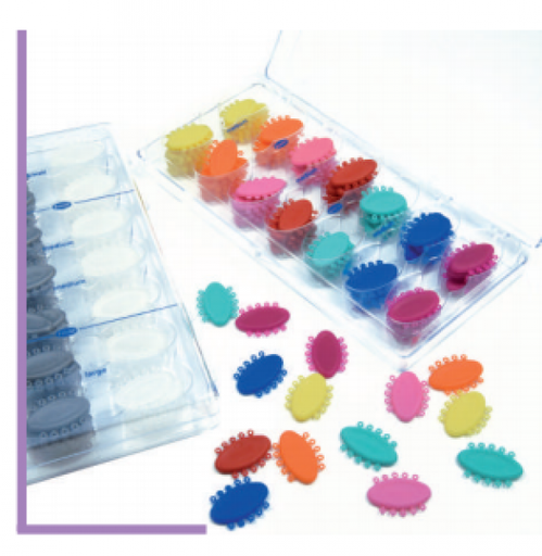 [LE0432] LK7362-13 LIGADURAS ELASTICAS MINI MEDIUM GRIS 200