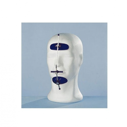 [LE0437] MASCARA FACIAL DINAMICA AZUL LM0772-01