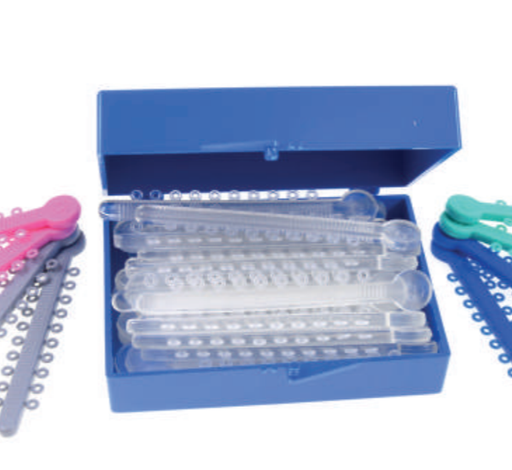 [LE0455] LK7855-10S LIGADURAS ELASTICAS ROSAS Ø1,0mm