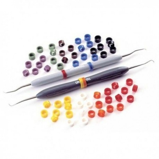 [LM0161] 5001 ANILLOS IDENTIFICADORES LM verdes 50 ud