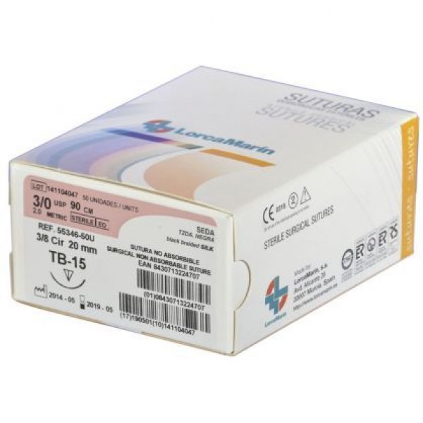 SSA40 SEDA SISNTETICA RAPID 4/0 TB-15 36ud.