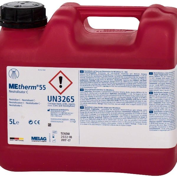 METHERM 55 CITRIC ACID BASED NEUTR. C 5L. 11621