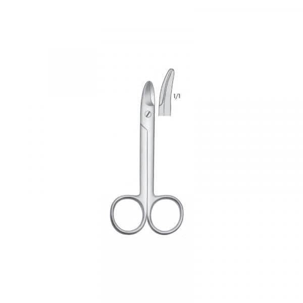 829/10,5CM. TIJERA CURV.BEEBEE MARTIN