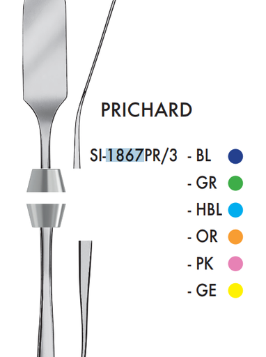 [MR1808] SI-1867PR/3-BL PERIOST. PRICHARD COLORI SIL.AZUL