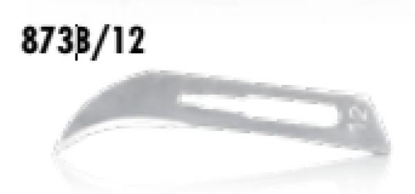 873B/12 HOJAS BISTURI ESTERILES 100u.