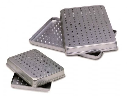 [MS0013] BANDEJA PORTA INSTRUMENTOS PERFORADA GRANDE PLATA