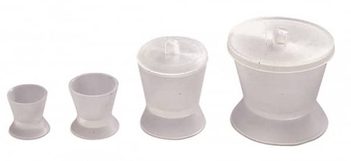 [MS0077] TACITA DE SILICONA TRANSPARENTE PEQUEÑA 8 cc