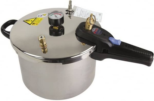 [MS0119] OLLA POLIMERIZADORA NEUMATICA 6L DOBLE VALVULA