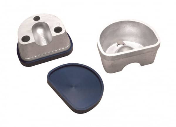 MUFLA PARA DUPLICAR GRANDE CON TAPA LISA DE GOMA