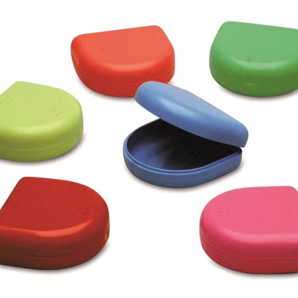 CAJAS ORTODONCIA PEQUEÑA 6 COLORES SURT. 25ud.